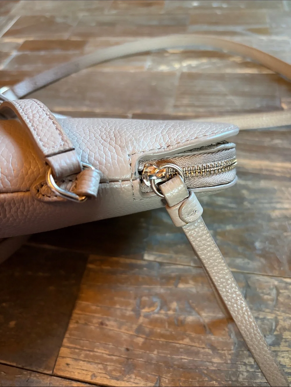 Draper James Pebbled Leather Mini Crossbody Bag
